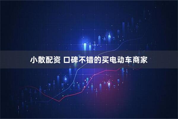 小散配资 口碑不错的买电动车商家