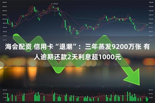 海会配资 信用卡“退潮”：三年蒸发9200万张 有人逾期还款2天利息超1000元